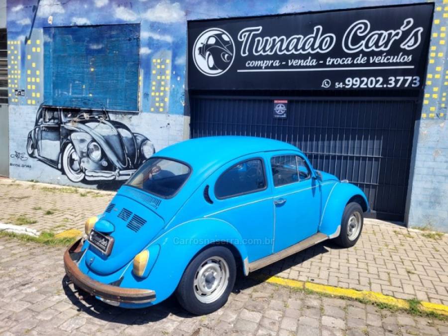 VOLKSWAGEN - FUSCA - 1974/1974 - Azul - Sob Consulta