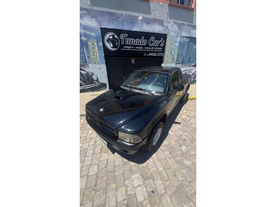 DODGE - DAKOTA - 2001/2001 - Preta - Sob Consulta